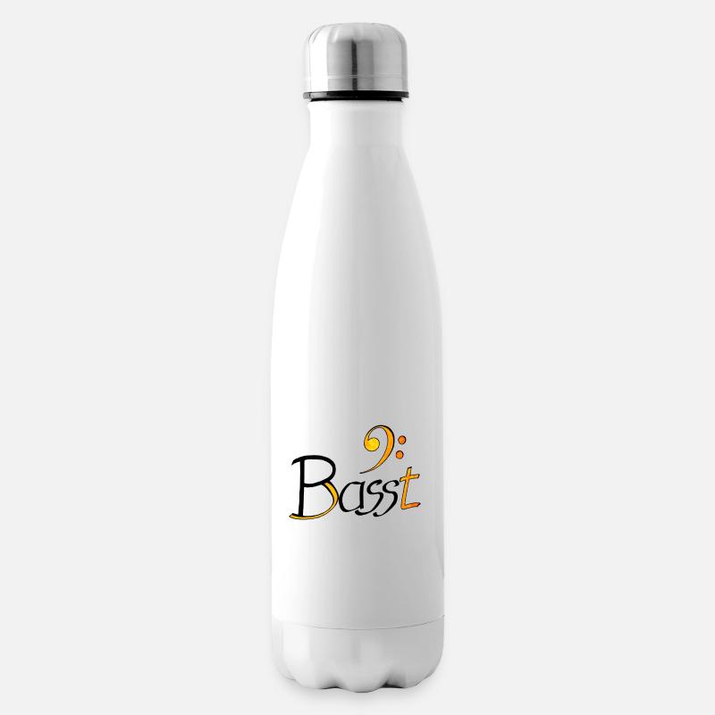 Basst - für Bässe - Isolierflasche - Weiß