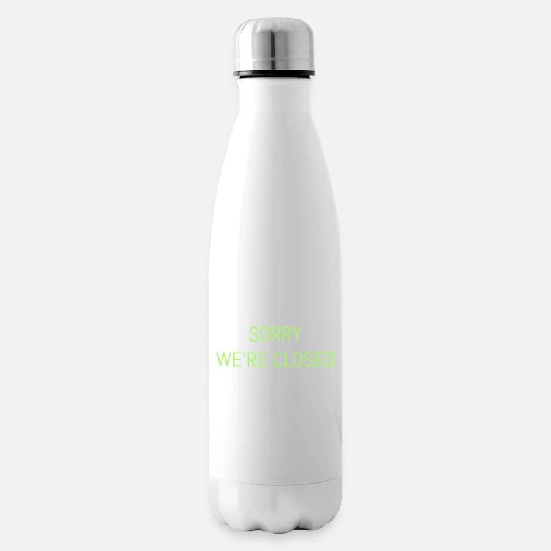 Sorry we're Closed - Isolierflasche - Weiß