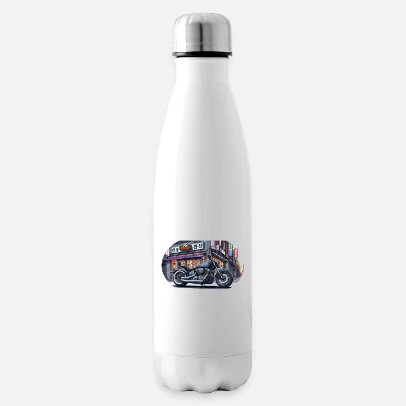 鉄鬼 Tekki Chopper - Isolierflasche - Weiß