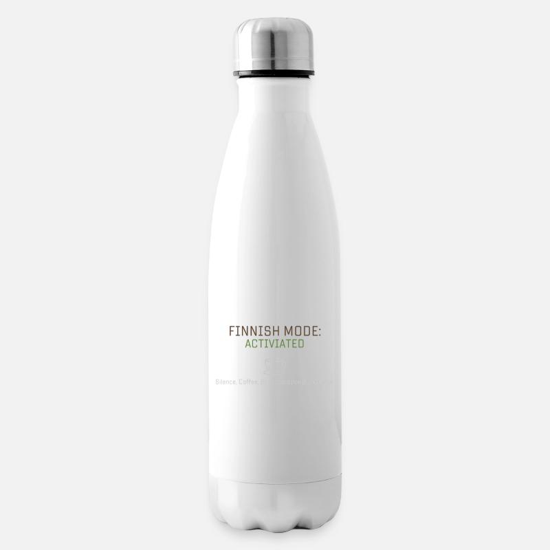 Finnischer Modus aktiviert . - Isolierflasche - Weiß