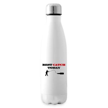 Best Catch Today - Insulated Water Bottle - white - Right