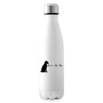 Dog - Insulated Water Bottle - white - Right