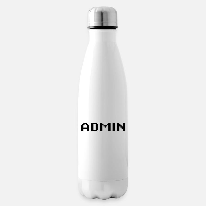 admin - Isolierflasche - Weiß