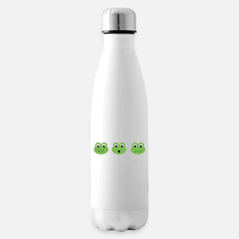 Frog - Insulated Water Bottle - white