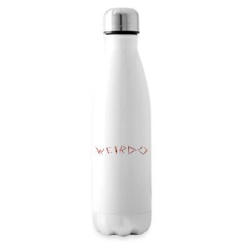 Weirdo Weird Emo Drôle de phrases - Bouteille isotherme - blanc - Droite