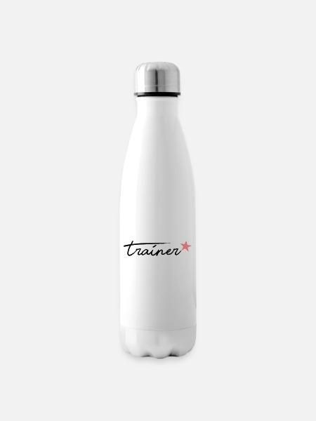 Trainer - Isolierflasche - Weiß