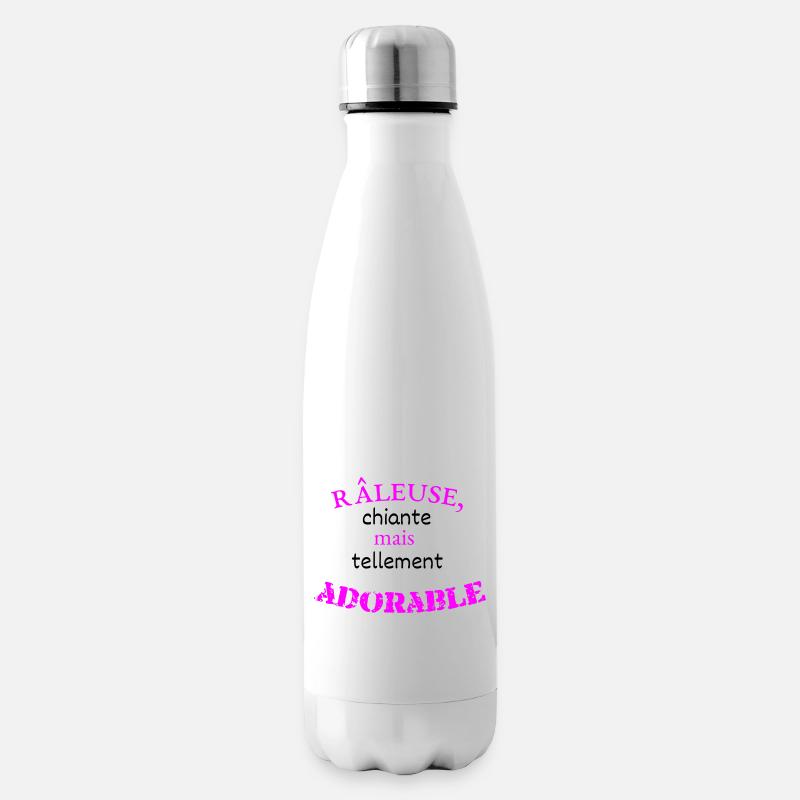 râleuse - Bouteille isotherme - blanc