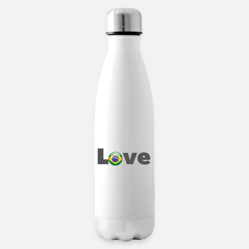 Lieben Brasil - Isolierflasche - Weiß