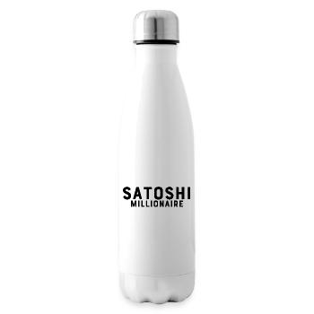 Satoshi Millionaire - Insulated Water Bottle - white - Right