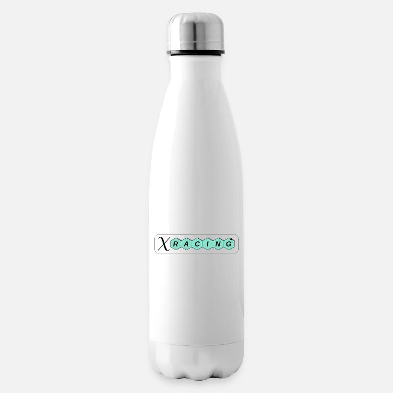 chiral racing front and back - Isolierflasche - Weiß