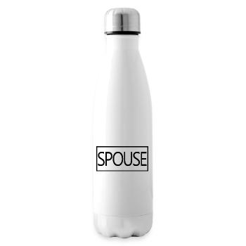 Ehepartner Matching Paar Männer & Frauen Hochzeitstag - Isolierflasche - Weiß - Rechts
