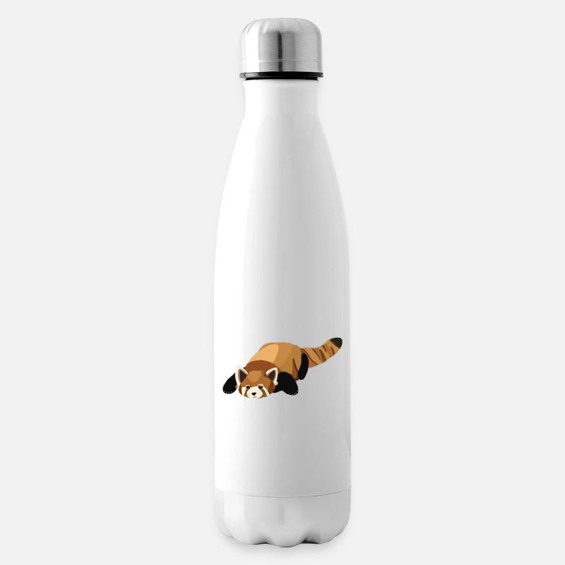Kleiner Panda - Isolierflasche - Weiß