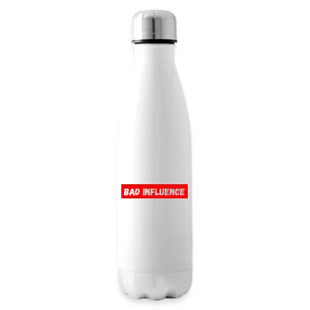 Bad influence - Bouteille isotherme - blanc - Droite