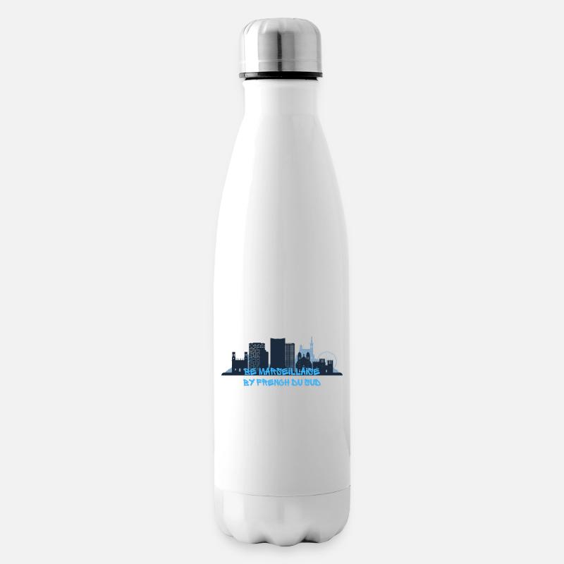 BE MARSEILLAISE - Bouteille isotherme - blanc