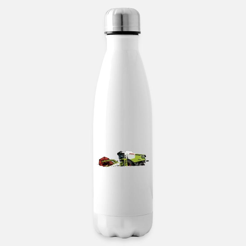 Mähdrescher Claas 630 - Isolierflasche - Weiß