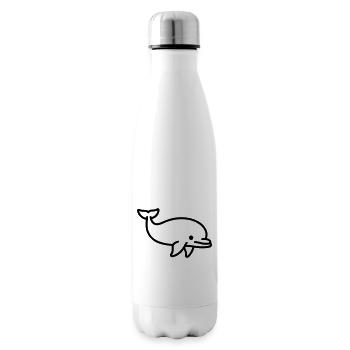 Delfin - Isolierflasche - Weiß - Rechts