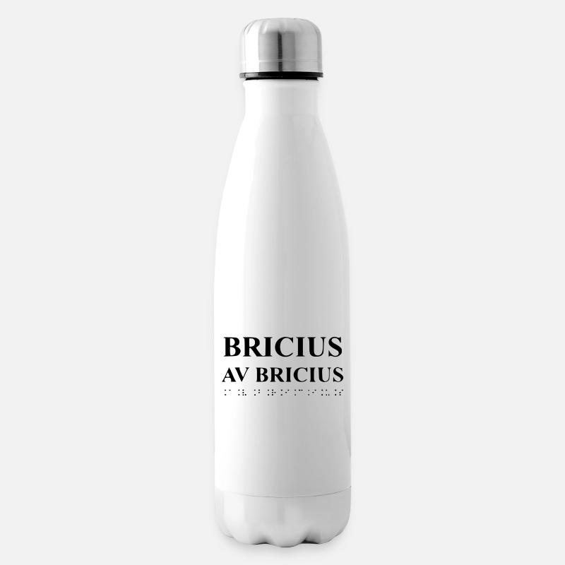 Expression abstraite aux couleurs vives - Bouteille isotherme - blanc