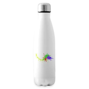 Colorful Party Design Underground - Insulated Water Bottle - white - Right