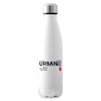Urban Denim Skyline - Insulated Water Bottle - white - Right