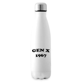 Gen X 1967 Retro Logo - Isolierflasche - Weiß - Rechts