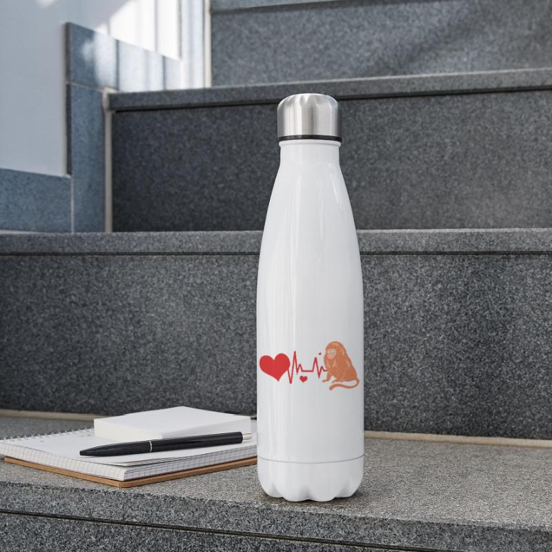 Tamarin Monkey Monkey Monkey Monkey Face Insulated Water Bottle