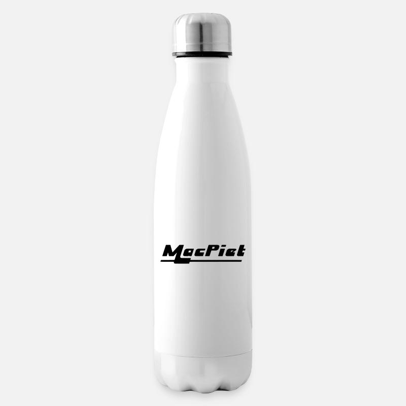 MacPiet Logo - Isolierflasche - Weiß
