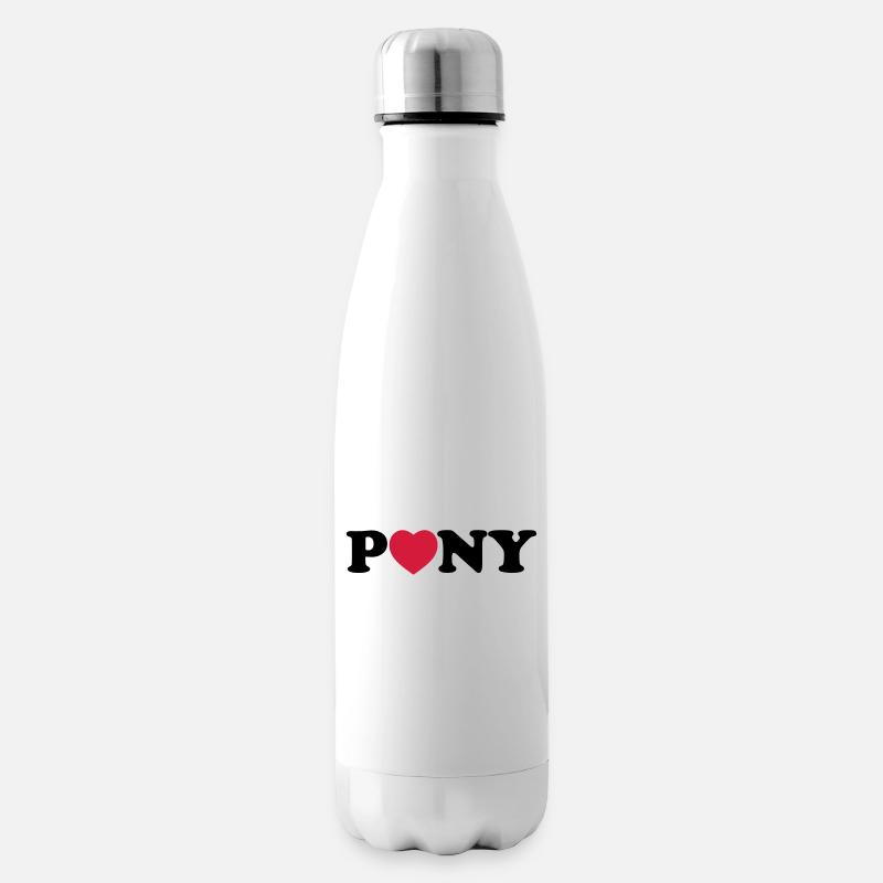 Pony heart - Isolierflasche - Weiß