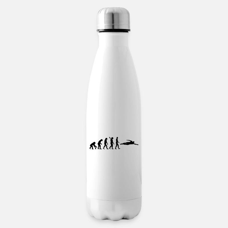 Évolution Nager - Bouteille isotherme - blanc