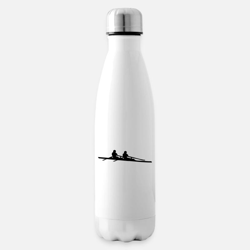 aviron double Double scull - Bouteille isotherme - blanc