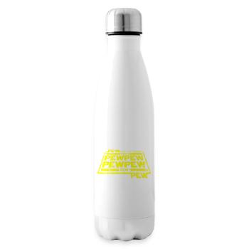 Pew Pew Pew - Insulated Water Bottle - white - Right