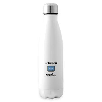 I can not I have kholle! - Insulated Water Bottle - white - Right