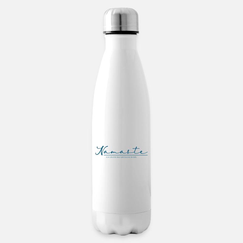 Namaste - Isolierflasche - Weiß