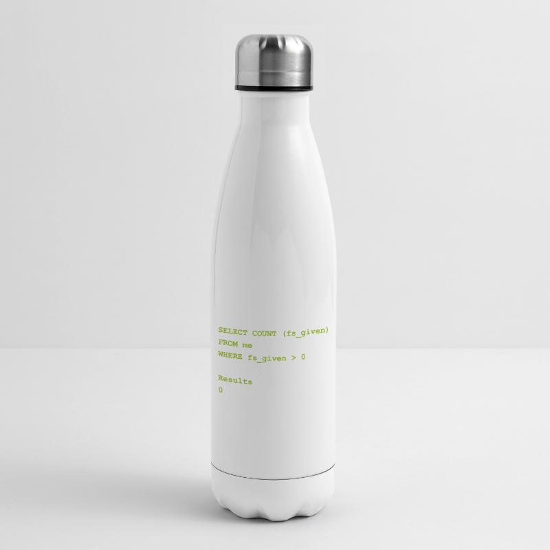 Select count Geschenk Programming Informatik Isolierflasche