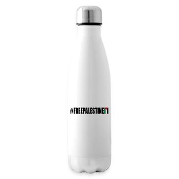 Free palestine - Insulated Water Bottle - white - Right