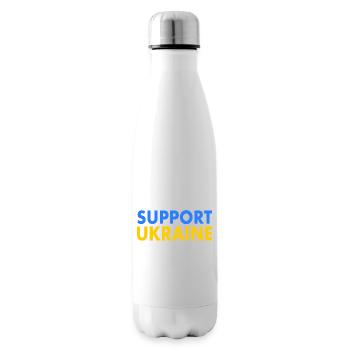 Support ukraine - Isolierflasche - Weiß - Rechts