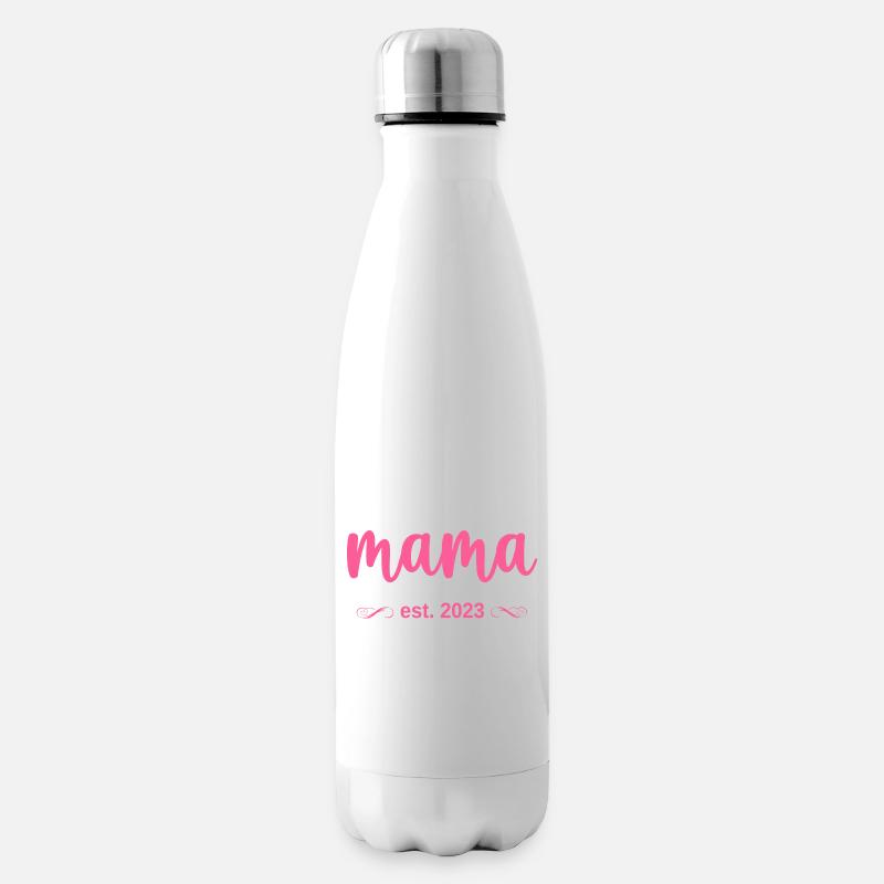 mama est. 2023 - Isolierflasche - Weiß