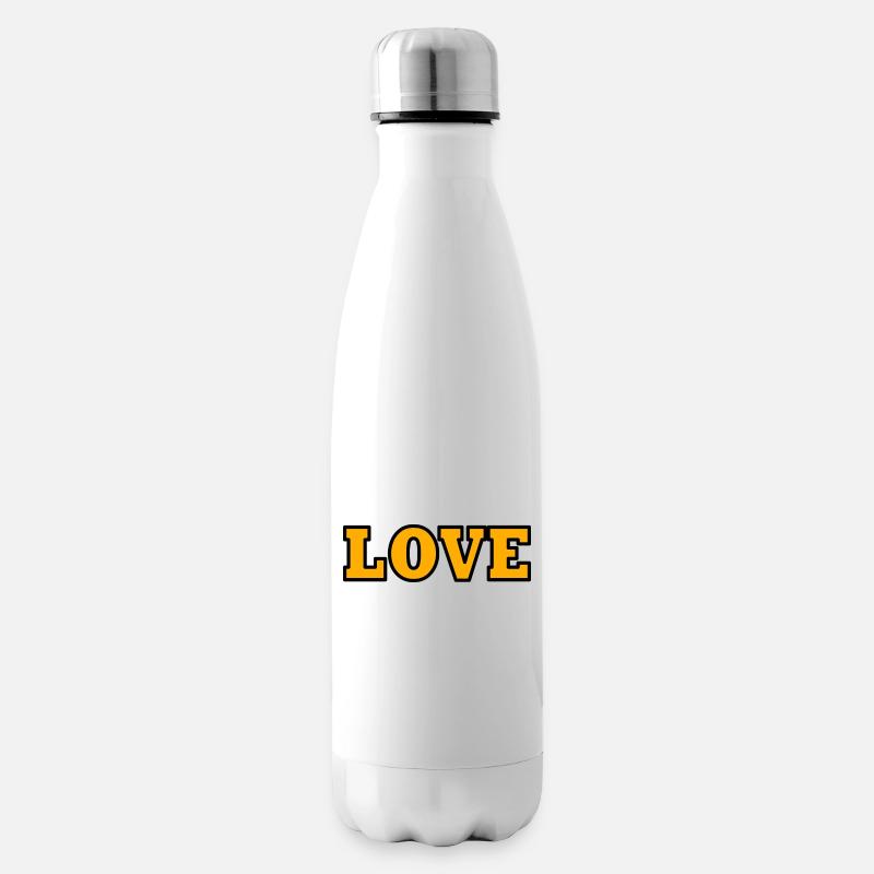 Love - Isolierflasche - Weiß