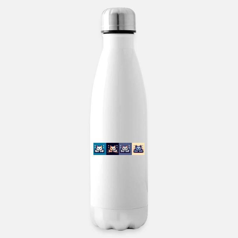 Attaque de chat - Bouteille isotherme - blanc