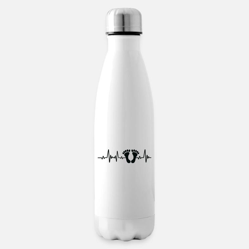 idée Cadeau pour papy mamie pieds noirs - Bouteille isotherme - blanc