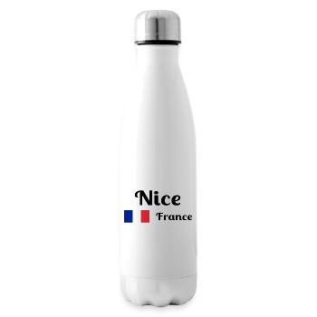 Nizza Frankreich - Stilvolle Drucke - Isolierflasche - Weiß - Rechts