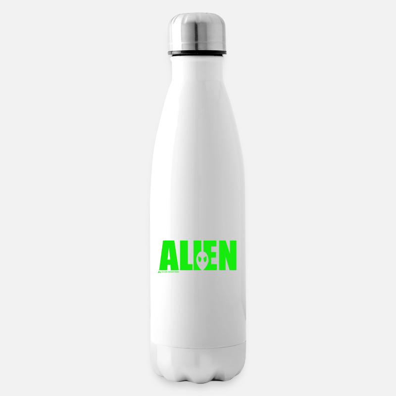 alien shadow - Insulated Water Bottle - white