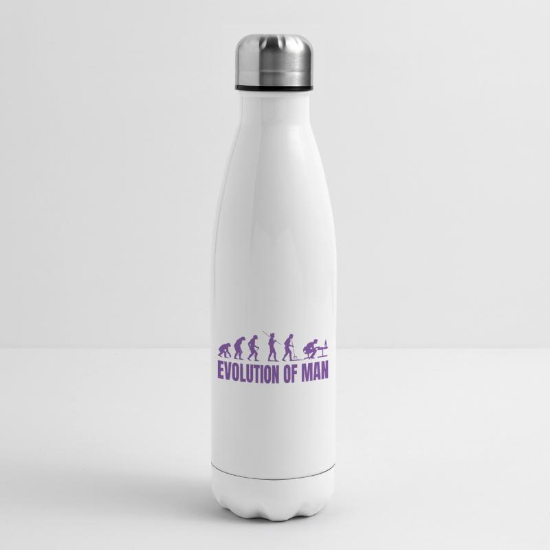 Programmierer Computerfreak Evolution Retro Isolierflasche