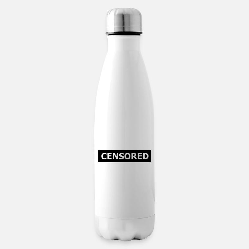 CENSORED CUT - Isolierflasche - Weiß