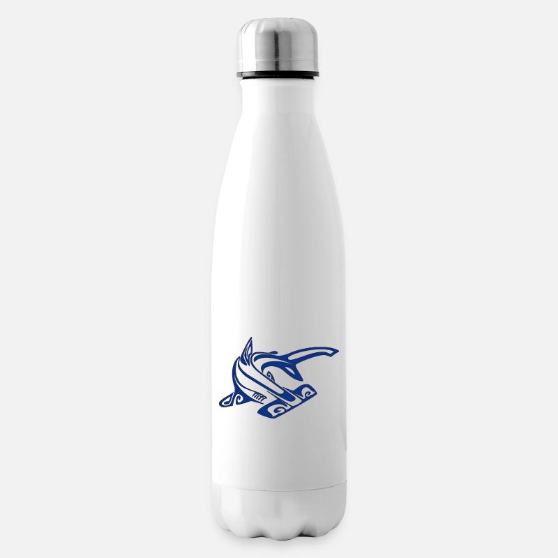 hammer shark blue - Bouteille isotherme - blanc