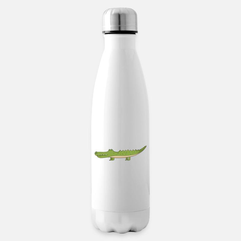 Crocodile - Bouteille isotherme - blanc