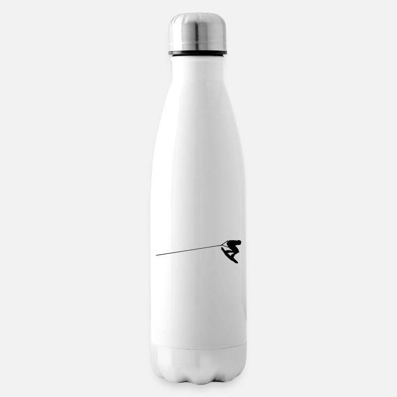 wakeboarder - Isolierflasche - Weiß