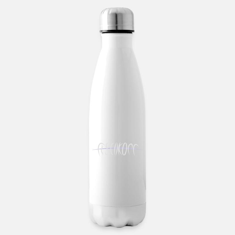 Fischkopf - Isolierflasche - Weiß