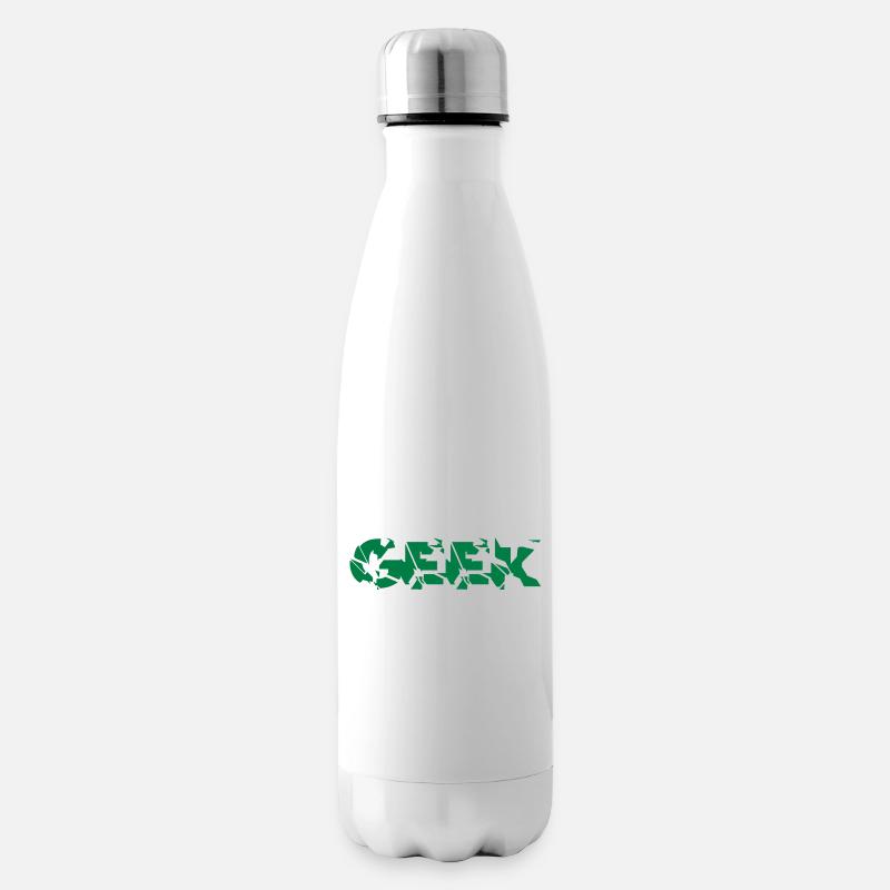 Geek - Isolierflasche - Weiß