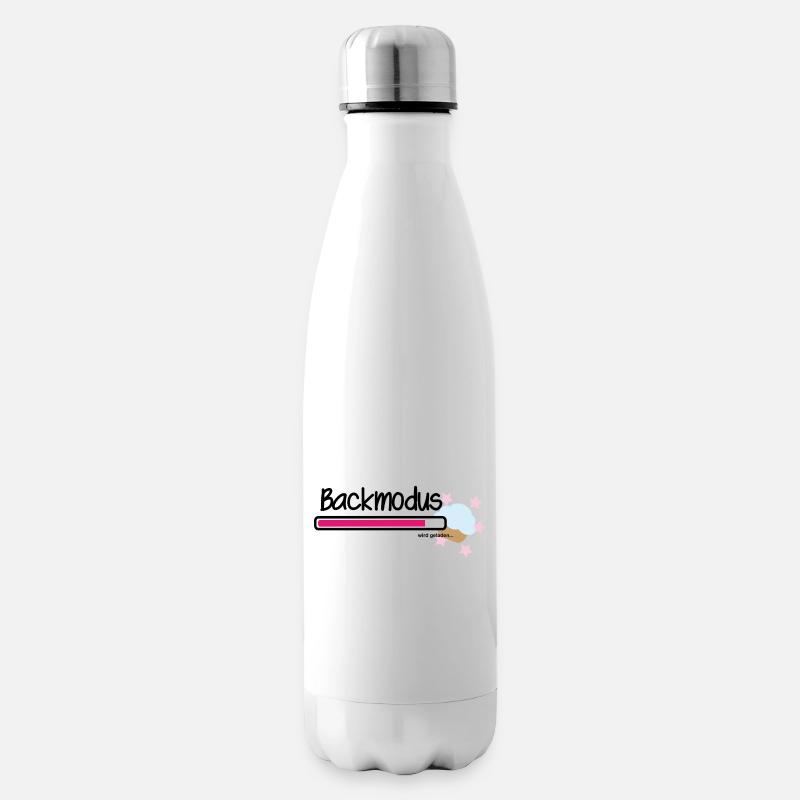 Im Backmodus - Isolierflasche - Weiß