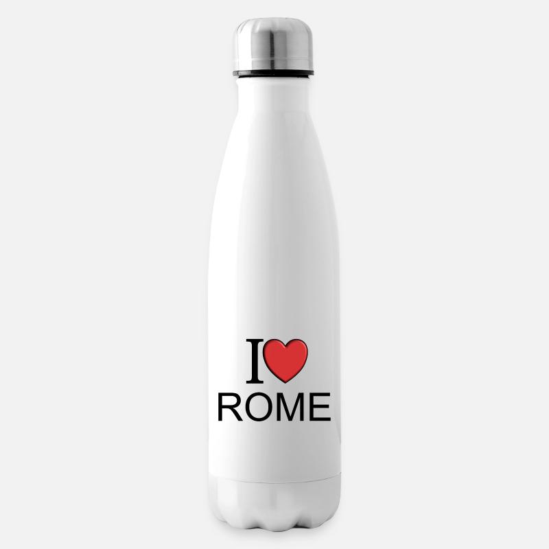 J’aime Rome - Bouteille isotherme - blanc